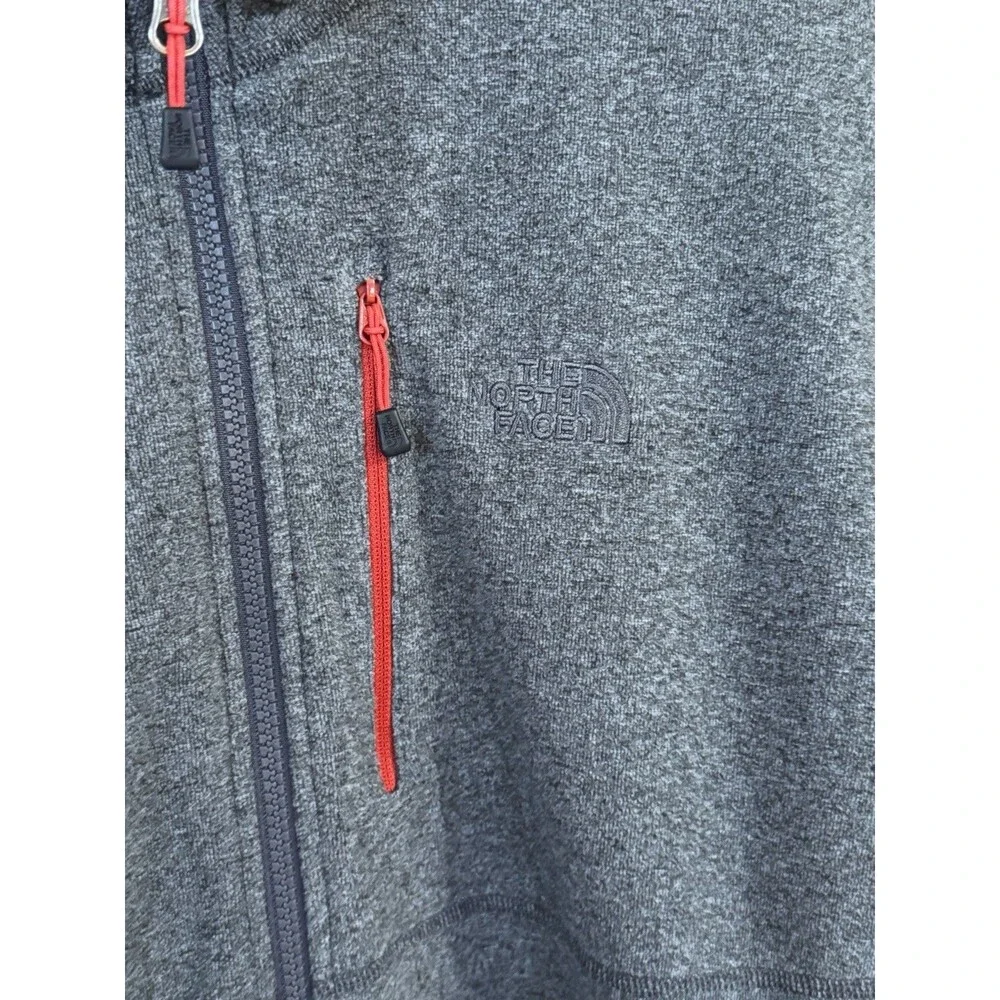 The North Face Polartec Classic Fleece Jacket Mens XL Gray Full Zip Outdoor